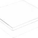 Pioneer Plastics 062C Clear Square Plastic Container, 5.25" W x 5" D x 1.375" H