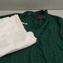 Sojanya (Since 1958 Men'S Pure Cotton Green Embroidered Sequined Kurta And White Pyjama Set L