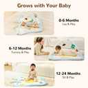 Pamo Babe Baby Play Gym & Activity Mat with 8 Montessori Toys
