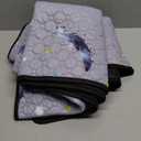 WanpeeGoo Washable Pee Pads for Dogs, 2Pack Reusable Puppy Pads, Super Absorbent & Leakproof Dog Pads, Anti-Slip Dog Pee Pads for Puppy Training & Incontinence, Feather Pattern 36"x41"