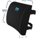 Everlasting Comfort The Original Lumbar Support Pillow for Office Chair - Improves Posture, Promotes Back Pain Relief - Superior Back Support for Gaming and Desk Chairs - Lumbar Pillow for Car, Couch