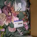 Wedding Arch Flowers, Artificial Flowers for Decoration, Large Flower Swag for Boho Styles Wedding Ceremony Floral Decor - Pack of 2 (Dusty&blush)