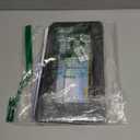 Matte Black License Plate Frames- Rustproof Aluminum Metal Car Tag Holder, 2 Pack Front Rear Slim Holder with Mounting Hardware- Screws, Caps