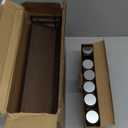 SpaceAid Spice Rack Organizer with 28 Spice Jars, 386 Spice Labels, Chalk Marker and Funnel Set for Cabinet, Countertop, Pantry, Cupboard or Door & Wall Mount - 28 Jars, 13.4" W  10.8" H, Black