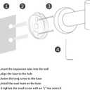 Towel Hooks Bathroom Coat Hooks Robe Hook Stainless Steel Heavy Duty Door Hanger Towel Robe Clothes Cabinet Closet Sponges Wall Hook for Bedroom Kitchen Hotel 4 Packs (Gold) (Drilling)