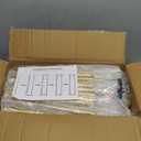 Vincidern 4Pcs Wedding Centerpieces for Tables, 23.6in Metal Flower Stand Gold Wedding Centerpieces Tall Vases Geometric Flower Stand for Wedding Decorations, Birthday, Event, Home