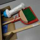 Melissa & Doug Dust Sweep Mop 6-Piece Pretend Play Set, Toddler Toy Cleaning, Pretend Play Home Cleaning, Kids Broom and Mop Set for Ages 3+