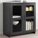 10 Pack 5 Inch(128mm) Kitchen Cabinet Handles Matte Black Cabinet Pulls Kitchen Cabinet Hardware Half Moon Drawer Pulls for Dresser Cupboard Wardrobe