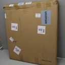 29.5-40.5" Baby Gate for Stairs, Dog Gate for Doorways, Walk Thru Auto Close Metal Baby Safety Gate for The House, Stairs and Doorways, Child Gate Pressure Mounted, Pet Gate for Dog Indoor - Black