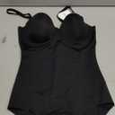 Decorus Seamless Strapless Shapewear Bodysuit - Tummy Control Sculpt Body Shaper : Cupped with Removable Straps (Medium, Black)