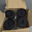 Laundry Detergent Dispenser Bottle 53oz with Label,4 Pack Liquid Laundry Dispenser,Plastic Detergent Dispenser for Laundry Room Organization and Storage,Black Lid