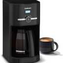 Cuisinart Classic 12-Cup Programmable Coffeemaker, Black, DCC-1120BKNAS