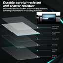 Cybertruck Premium Tempered Glass Screen Protector for 18.5" Front & 9.4" Rear Screen, Matte/Anti Glare/Anti Finger Print, Set of 2 Front & Back, with Self-Alignment Installation Kit