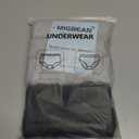 Migbean Boy Shorts Underwear for Women - Boxers for Women, Women's Cotton Underwear Boyshorts (Grey Black-5pack)