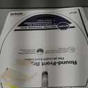 KOHLER 4639-RL-0 Cachet ReadyLatch Round Toilet Seat, Soft Close Toilet Seat, Contoured Grip-Tight Bumpers Installation Hardware, Apartment Essentials, White