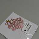 A Little Princess is on her Way Cake Topper Princess Themed Baby Shower Party Decorations for Girl Welcome Baby Girl Gender Reveal Party Decor Sign Rose Gold Glitter