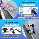 VEXTRO Paintless Dent Repair Kit, Dent Puller kit,Dent Removal Tools with Metal Dent Lifter, Bridge Puller, Slide Hammer T-Bar, PDR Kit for Car Dent Repair, Auto Body Dent Puller, Hail Damage Removal