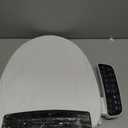 LOUPUSUO Electric Heated Bidet Toilet Seat with Warm Water Wash, Round-White
