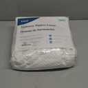 Lucid 2 Inch Mattress Topper Cover Twin - Mattress Topper Cover with Zipper - White (Topper not included)