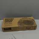 WOPITUES Floating Shelves for Wall Decor Sign, Bathroom Organizers and Storage, Bathroom Shelves Over Toilet with Metal GuardrailBlack