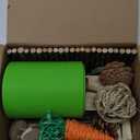 VESPRO Hamster Toys Set, Guinea Pig Toys Small Animal Chewing Toy and Rat Cage Accessories, Chinchillas, Gerbils, Rats, Rabbit Rodents Teeth Care, Apple Wood Timothy Hay Mouse Toy Swing Seesaw Bridge