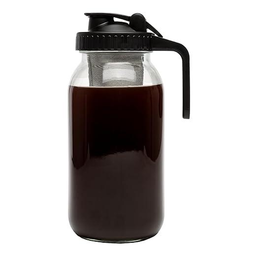 primula glass mason jar cold brew coffee maker 1,9L