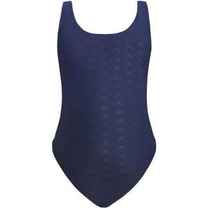 Kids Girls Athletic Swimsuit One Piece Solid Swimwear for Practice and Competition in Black and Navy Bathing Suit (4-5T), XL