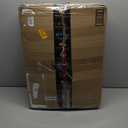 L'AGRATY Chunky Knit Blanket Throw - Soft Throw Blanket 50x60: 100% Hand Kintted Chenile Crochet Throw Blanket for Couch - Large Cable Knit Blanket for Home Decor (Red and White)