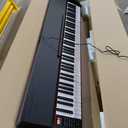 AODSK 88-Key Weighted keyboard piano,Hammer Action Digital Piano with Speakers,Furniture Stand and Triple Pedals,piano keyboard 88 keys Beginner's Course- Support Headphones,Piano Lessons,B-83S