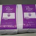 Poise Incontinence Pads, Maximum Absorbency, Regular, 48 Count (Pack of 2)
