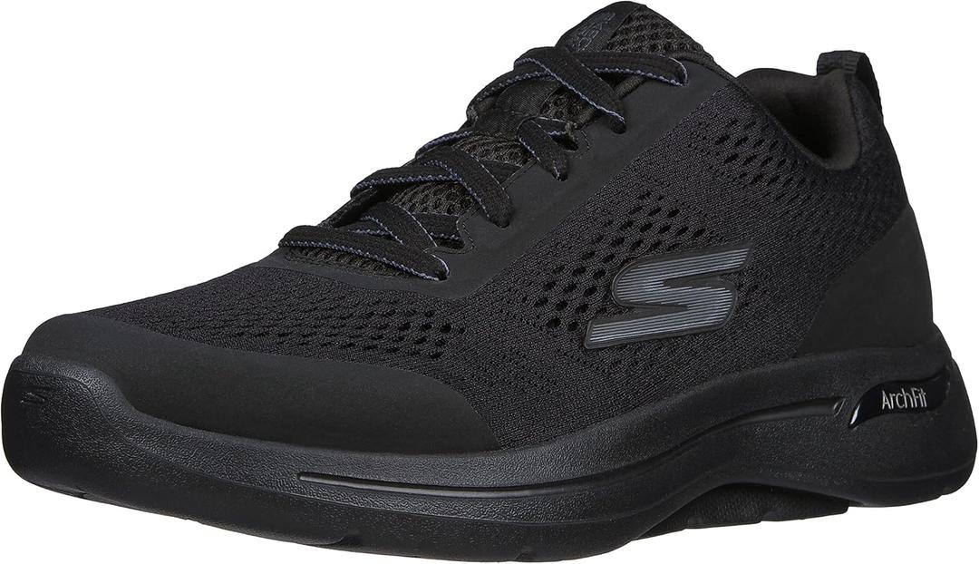Skechers Men's, Gowalk Arch Fit Idyllic Sneaker (13 X-Wide, Black)