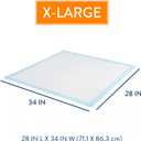 Top Paw Dog Extra Large Pads for Puppy Training, Indoor Dogs or Apartment Living, or Dogs with Incontinence, 50 Count
