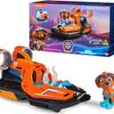 Paw Patrol: The Mighty Movie, Toy Jet Boat with Zuma Mighty Pups Action Figure, Lights and Sounds, Kids Toys for Boys & Girls 3+