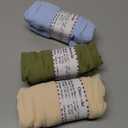 Onacosht Muslin Bassinet Sheets 3 Pack, 100% Cotton Baby Sheet 35" X 20" Compatiable with AMKE 3 in 1 Bassinets, MiClassic, Uiuwoo, Foalom, YADAQE, Milliard and TCBunny Bassinet, Beige Green and Blue