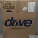 Drive Medical Lightweight Folding Transport Wheelchair - Reliable Mobility Support - Durable Steel Frame - Swing-Away Footrests - Compact Travel Design - Silver (1 Count (Pack of 1))