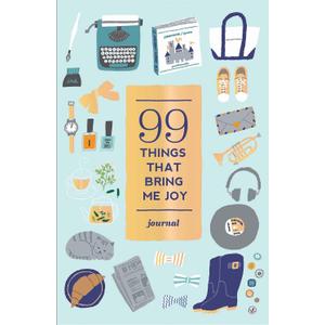 99 Things That Bring Me Joy Guided Journal: Gift Ready Edition with Ribbon Markers and Full-Color Design