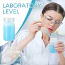 Pinkunn 20 Pcs Plastic Sample Bottles 4oz/ 125ml Laboratory Grade Polypropylene Wide Mouth Reagent Bottles Clear Liquids Storage Containers with Lids Leak Proof Containers for Lab Classroom