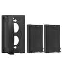 BESTTEN 3 Pack Outdoor Outlet Cover for Duplex Receptacles, Weatherproof Design Auto-Closing Lid, Black, UL Listed, H4.65 x W2.87 x D0.71