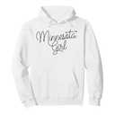 Minnesota Girl Retro Vintage Woman Vacation Minneapolis Pullover Hoodie Size medium