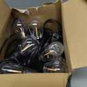 Outdoor String Lights LED Patio-Light - 100Ft Outside Waterproof Dimmable Porch Lights with Remote Shatterproof S14 Bulbs Outside Hanging Light Connectable Lighting for Gazebo Backyard Bistro Pergola