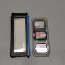 [6 Pack] Case for Apple Watch SE 3/SE 2nd Gen Series 6 5 4 SE 44mm Screen Protector with Ultra-Thin Tempered Glass, Full Coverage Anti-Scratch Hard Face Cover for iWatch 44 mm