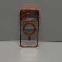 CASEKOO 360 Spin Magnetic Stand for iPhone 17 Pro Max Phone Case with [Fit for MagSafe][17FT Military Protection] Slim Hand-Polished Frame Titanium Alloy Sturdy Stand 6.9", Glossy Cosmic Orange