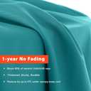 MASTERCANOPY Patio Umbrella 9 ft Replacement Canopy for 8 Ribs-Turquoise Canopy Only