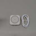 5-in-1 Wireless Charger for MagSafe, AC ISLAND Portable Travel Charging Station, 35W Max Fast Foldable Magnetic Stand, Evolved for iPhone 17-12 & Air Series, Apple Watch, AirPods (with 35W Adapter) (Ice White)