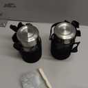 Borosilicate Glass Juice Water Bottles 2 Pack 10 OZ,Wide Mouth Glass Water Bottles with Lids and Sleeve,for Juicing, Smoothies, Milk, Protein, Reusable, Leak Proof, Shaker bottle