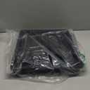 Aujen Silverware Organizer - Expandable Kitchen Drawer Organizer, Adjustable Utensil Organizer, Cutlery Tray for Forks, Knives, Multipurpose Kitchen Organizers and Storage Solution, Black, Large