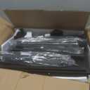 JARHETUN 6-Tier Bookshelf, Tall Narrow Bookcase with LED Lights, Book Shelf with Steel Frame, Display Storage Shelf for Living Room, Bedroom, Home Office, Study, Balcony, Black