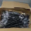 BRIGHTDECK Snowflake Solar Christmas Decorations Outdoor, 20 Pack LED Christmas Pathway Lights, Waterproof Snowflake Pathway Lights, Stake Lights for Garden Decor (20Pcs Cold White)