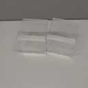 Clear Acrylic Box Plastic Square Cube Plastic Square Container 2 Pack Small Acrylic Box with Lid, 4.7x4.7x4.7Inch Storage Boxes Organizer Containers for Candy Pill and Tiny Jewelry