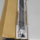 Solar Wall Lights Outdoor Waterproof, 10W LED Wall Lighting Fixture Mounted Acrylic Lampshade 60cm Long IP65 Waterproof Wall Lamps for Porch Patio Front Door Entryway (Black 10W Linear)